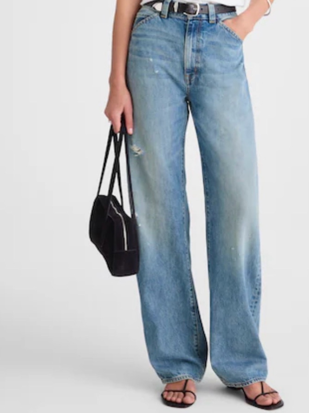 Madewell Light Blue Balloon-Leg Jeans